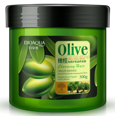 Маска для волос BioAqua Olive Hair Mask 500 мл (125)