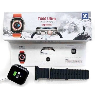 Умные часы T800 Ultra Black (15)
