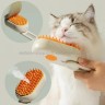 Паровая щетка-расческа для кошек и собак Steam Brush for Animals S-22 White (BJ)