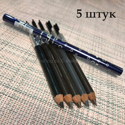 Набор карандашей с щёточками для бровей, 5 штук (106)