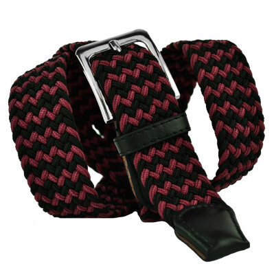 Ремень текстильный 35Rezinka-118 black/red