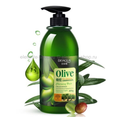 Шампунь для волос BIOAQUA Olive, 400 гр.