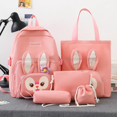 Набор сумок XINLAI BAIZI Bunny Set Bags 5in1 Pink