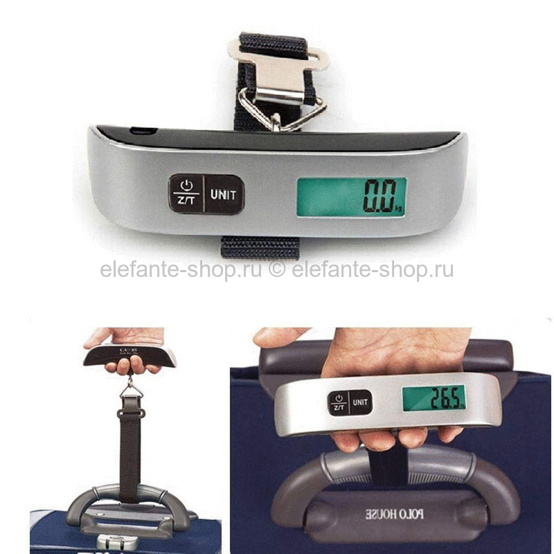 Ручные электронные весы Electronic Luggage Scale VI-033 (TV)