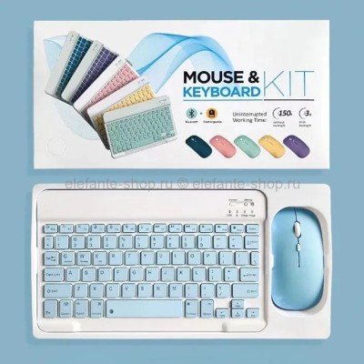 Беспроводная клавиатура и мышь Mouse & Keyboard Kit Blue (15)