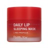 Маска для губ с прополисом FarmStay Daily Lip Sleeping Mask Red Propolis 20g (125)