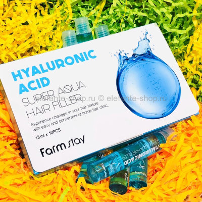 Филлер для волос Farmstay Hyaluronic Acid Super Aqua Hair Filler (78)