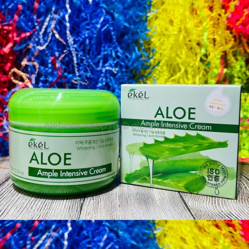 Крем для лица с экстрактом алоэ Ekel Ample Intensive Cream Aloe 100g (125)