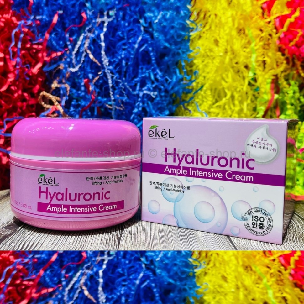 Крем для лица с гиалуроновой кислотой Ekel Ample Intensive Cream Hyaluronic Acid 100g (125)