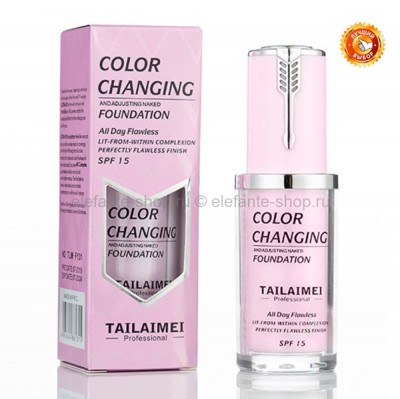 Тональная основа Tailaimei Professional Foundation Color Changing 40ml