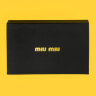 Кошелёк Miu Miu #M602 black lacquer
