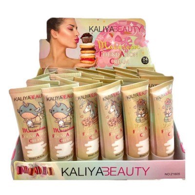 Основа под макияж Kaliya Beauty Macaroon Foundation Cream Z1605, 50 мл