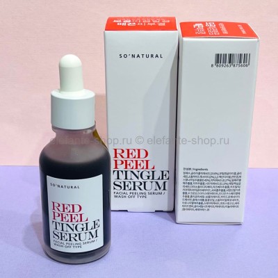 Кислотная сыворотка SONATURAL Red Peel Tingle Serum, 35 мл (78)