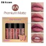 Набор матовых блесков для губ Fit Colors Premium Matte Set #A 4 шт (106)