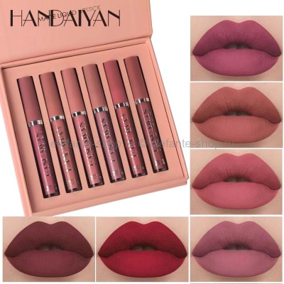 Набор блесков для губ Handaian Matte Liquid Lipstick 42832