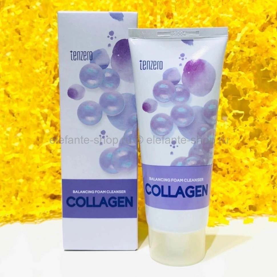 Пенка для умывания TENZERO Balancing Foam Cleanser COLLAGEN 100ml (125)