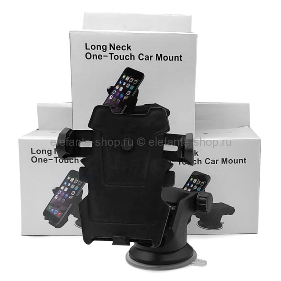 Держатель смартфона на присоске Long Neck One-Touch Car Mount