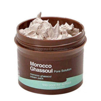 Глиняная маска для лица Too Cool For School Morocco Ghassoul Cream Pack 100g (125)